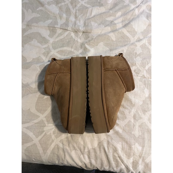 UGG ultra mini platform boot chestnut brown size 8 - Picture 5 of 11